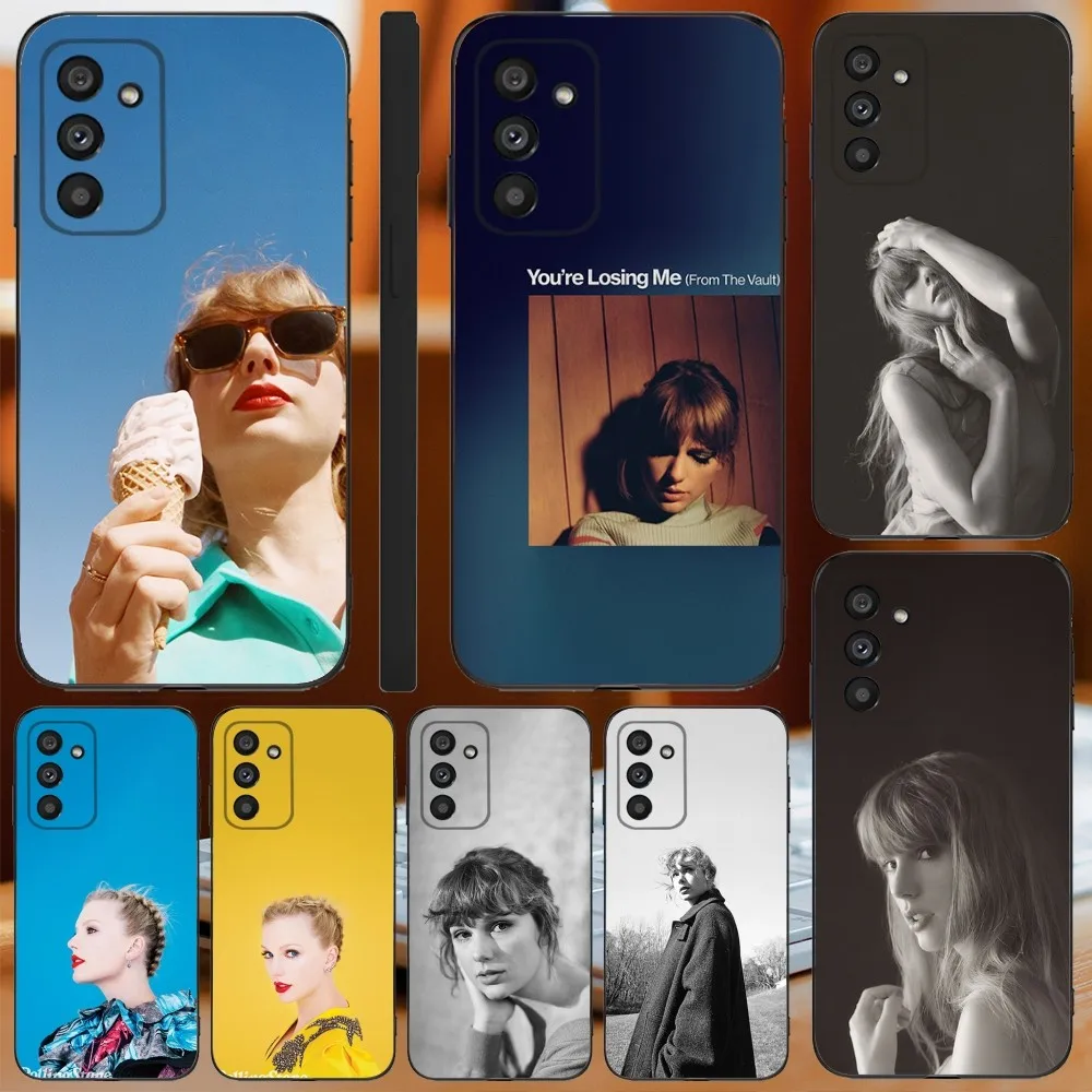 Tay-lor-SwiftS Hot Singer T.S Phone Case For Samsung Galaxy A13,A21s,A22,A31,A32,A52,A53,A71,A80,A91 Soft Black Cover