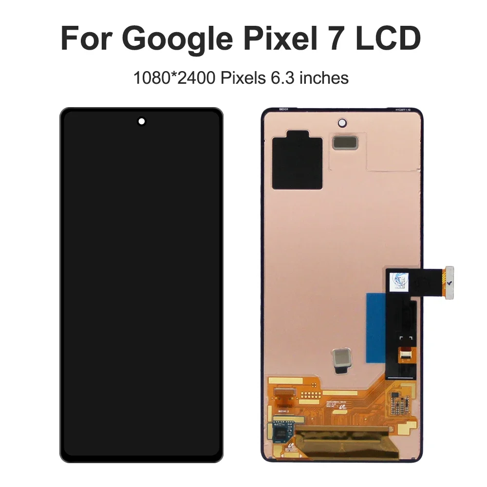 For Google Pixel 7 For AMOLED 6.3\'\'Google Pixel 7 GVU6C GQML3 GO3Z5 LCD Display Touch Screen Digitizer Assembly Replacement