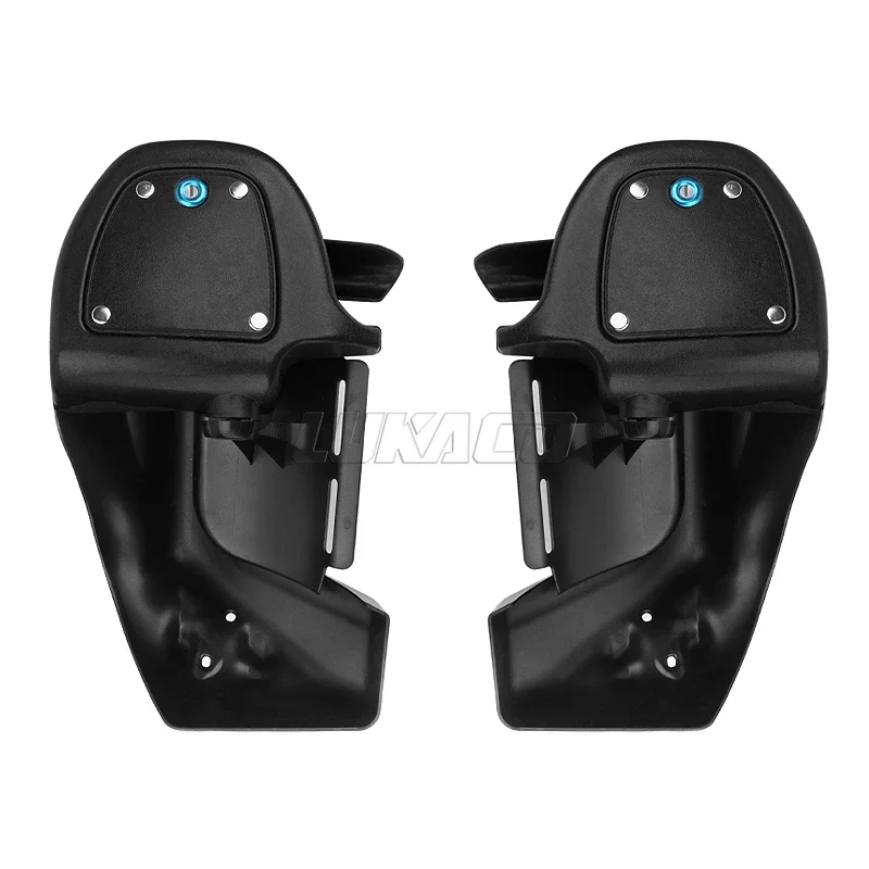 New Motorcycle Lower Vented Leg Fairing Glove Box With Lock For Harley Touring Road King Electra Street Glide FLHR FLHT 83-2013