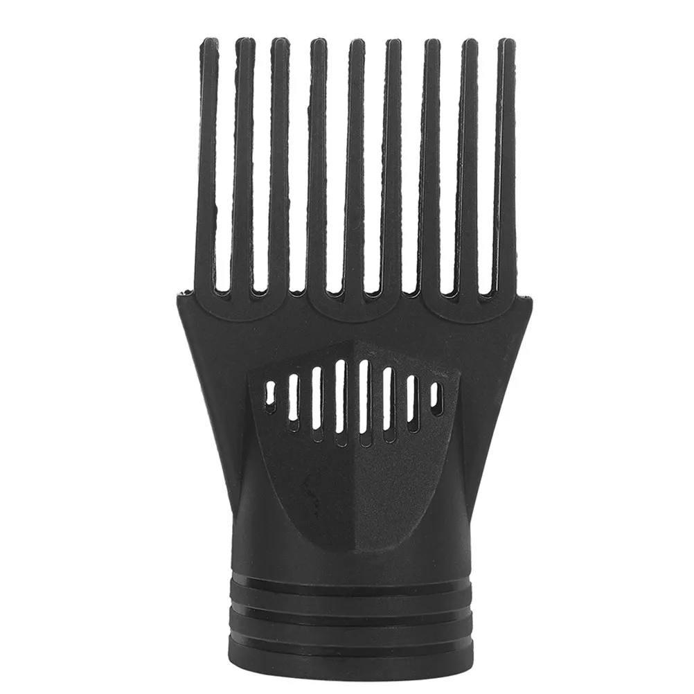 

Black Blow Dryer Comb Attachment Universal Hair Dryer Nozzle for Styling Smoothing Straightening Volume Even Heat Distribution