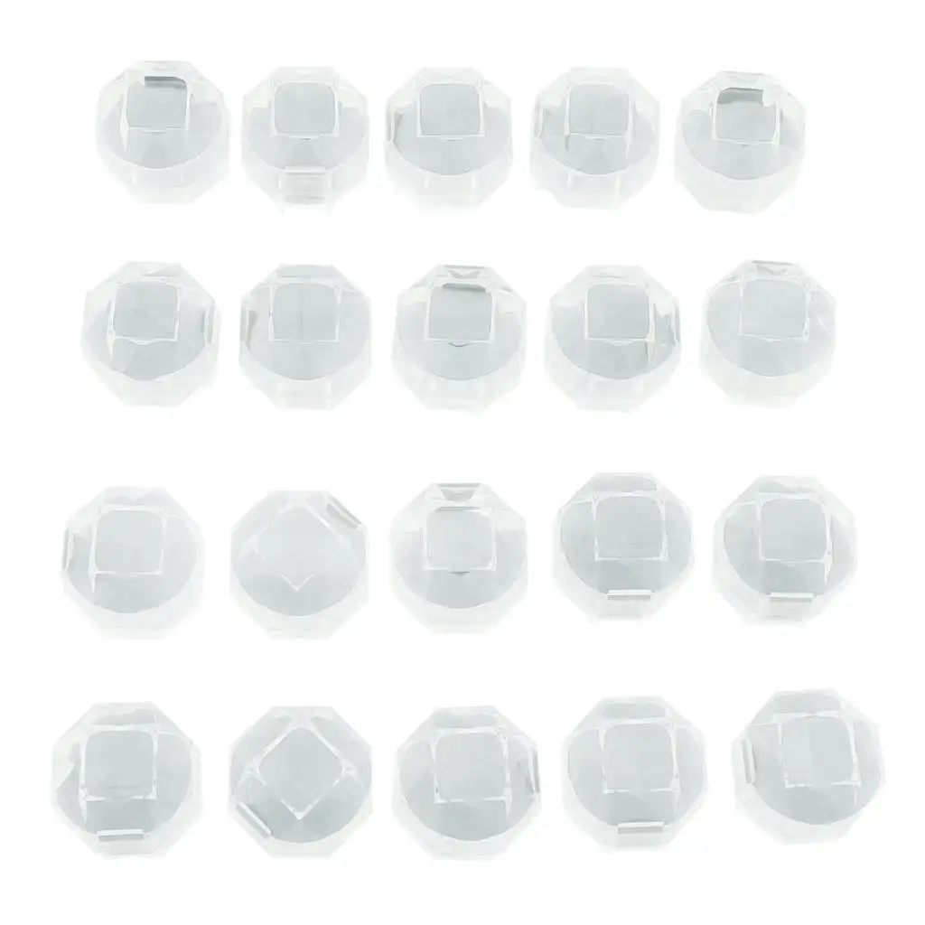 20PCS , Acrylic 4cm/1. Hexagon Wedding Es with for Proposal/for Engagement, 3 Colors