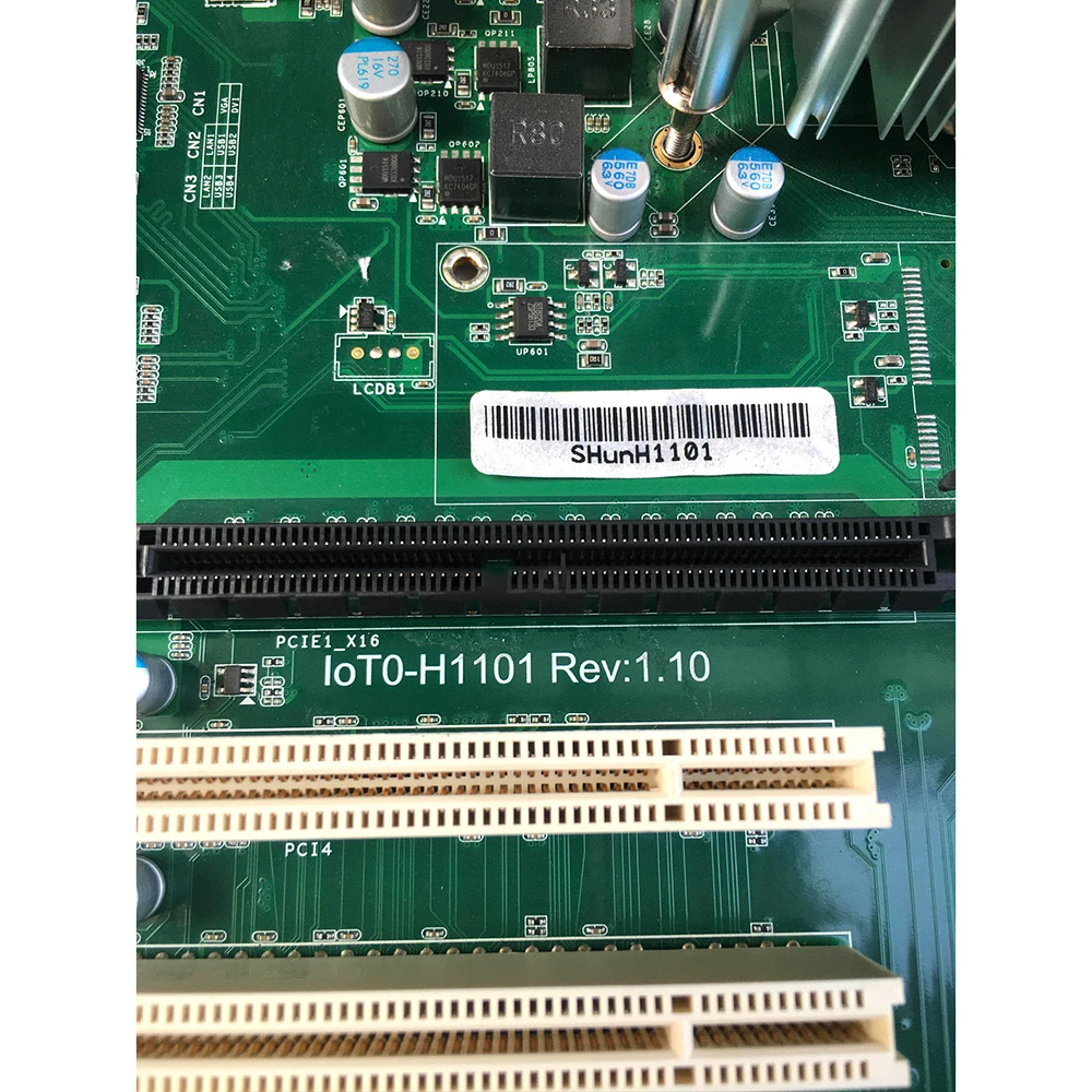 IOTO-H1101 On Rev1.10 1151 Pin Industrial Control Motherboard With Dual Network Ports