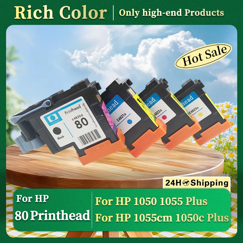 Para cabezal de impresión HP 80 C4820A C4821A C4822A C4823A cabezal de impresión HP80 para cabezal de impresión de impresora HP Designjet 1050 1055 1055cm 1050c Plus