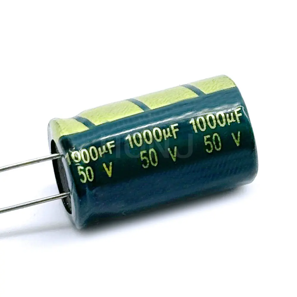 Capacitor de alumínio de alta frequência do baixo ESR, 1000 UF, 6.3V, 10V, 16V, 25V, 35V, 50V, 63V, 80V, 100V, 20%, UF35V 1000, UF25V 1000UF50V