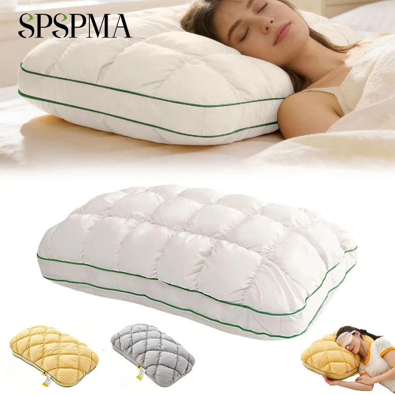 

1PCS Pineapple Pillow,Pineapple Cloud-Like Down Pillow,Pineapples Highly Elastic Bed Pillows,Supportive for Back & Side Sleeper