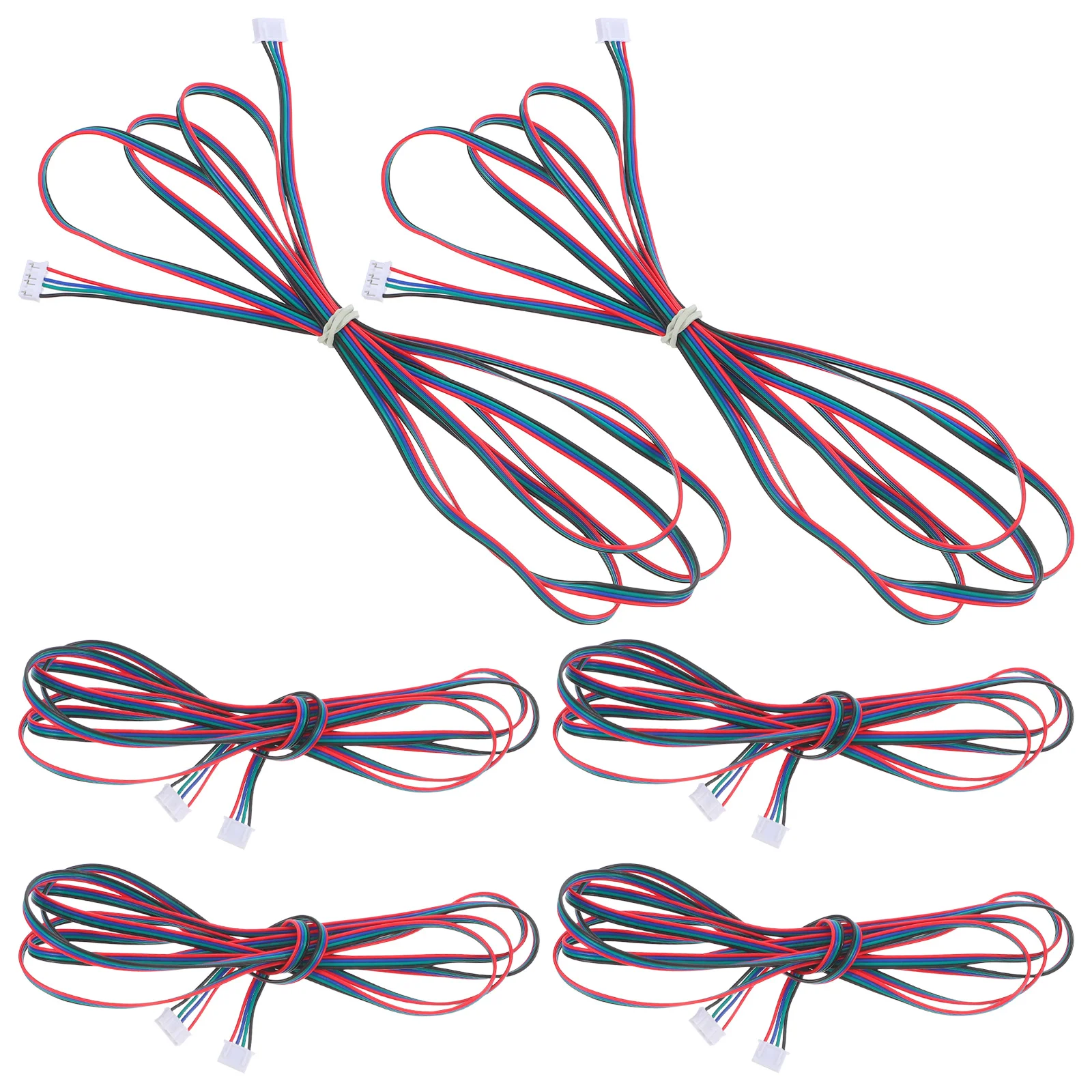 6Pcs 2M .54 to 6Pin Motor Connection Terminals for 3D Printer Stable Operation High Conductivity Motor Wire Splices