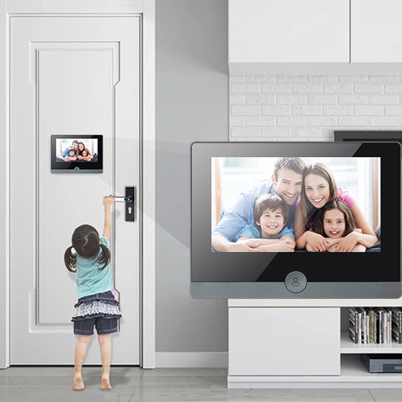 Hot Sale Mini Ring Video Doorbell with Wi-Fi Wireless Surveillance Video Recorder Cheap Wholesale Battery Power Source