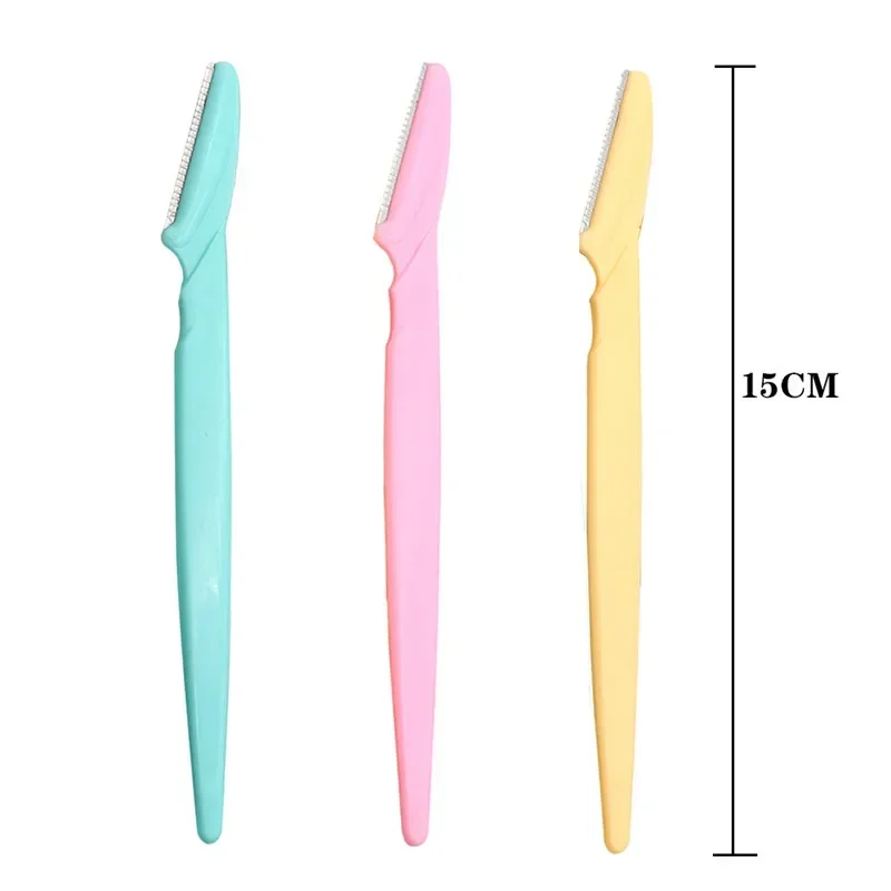 Women Face Care Hair Removal Tool Makeup Shaver Knife Eyebrow Trimmer Safe Shaving Rezors (3pcs/lot)