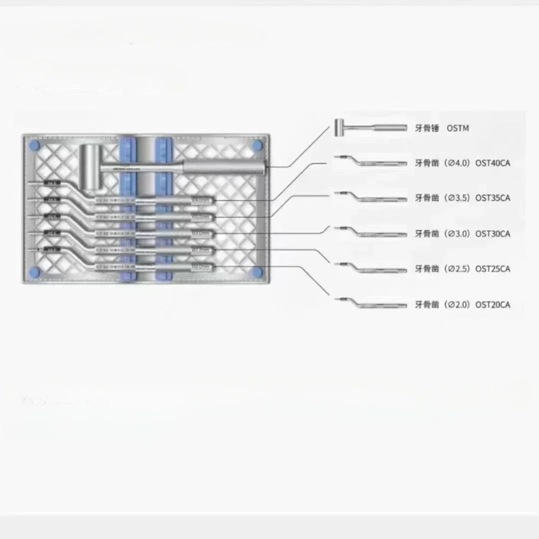 مجموعة أدوات مقعرة للرفع الداخلي للجانب الفكوي للأسنان، جراحة زرع أصلية أصلية، رفع داخلي خاص