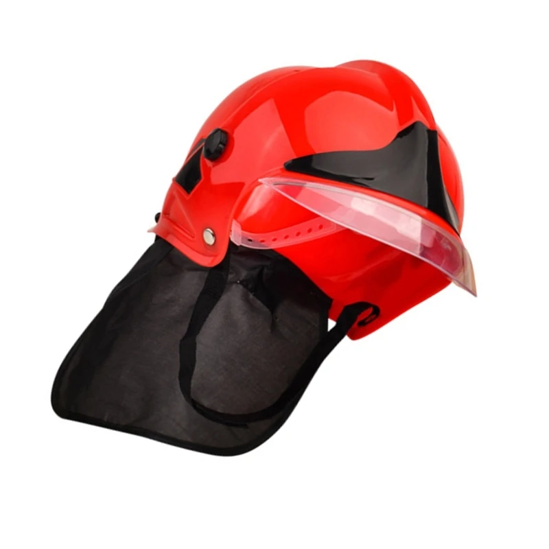 Kid Fireman Costume Hard Helmet Fireman Helmet Firefighter Hat Fireman Accessory