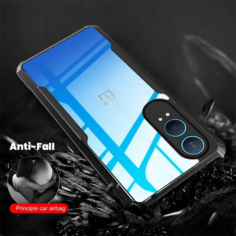 حافظة CE4Lite شفافة من الأكريليك مقاومة للصدمات لهاتف OnePlus Nord CE4 Lite CE 4Lite Light 5G إطار ناعم من البولي يوريثان حماية Funda #4