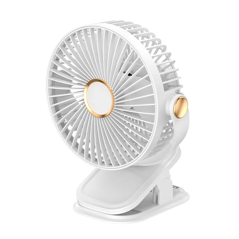 Multi-Function USB Clip Fan, Pequena Luz Noturna, Circulação de Ar, Desktop, Dormitório, Grande, Elétrico, Parede, Vento, Pode Ser Pendurado