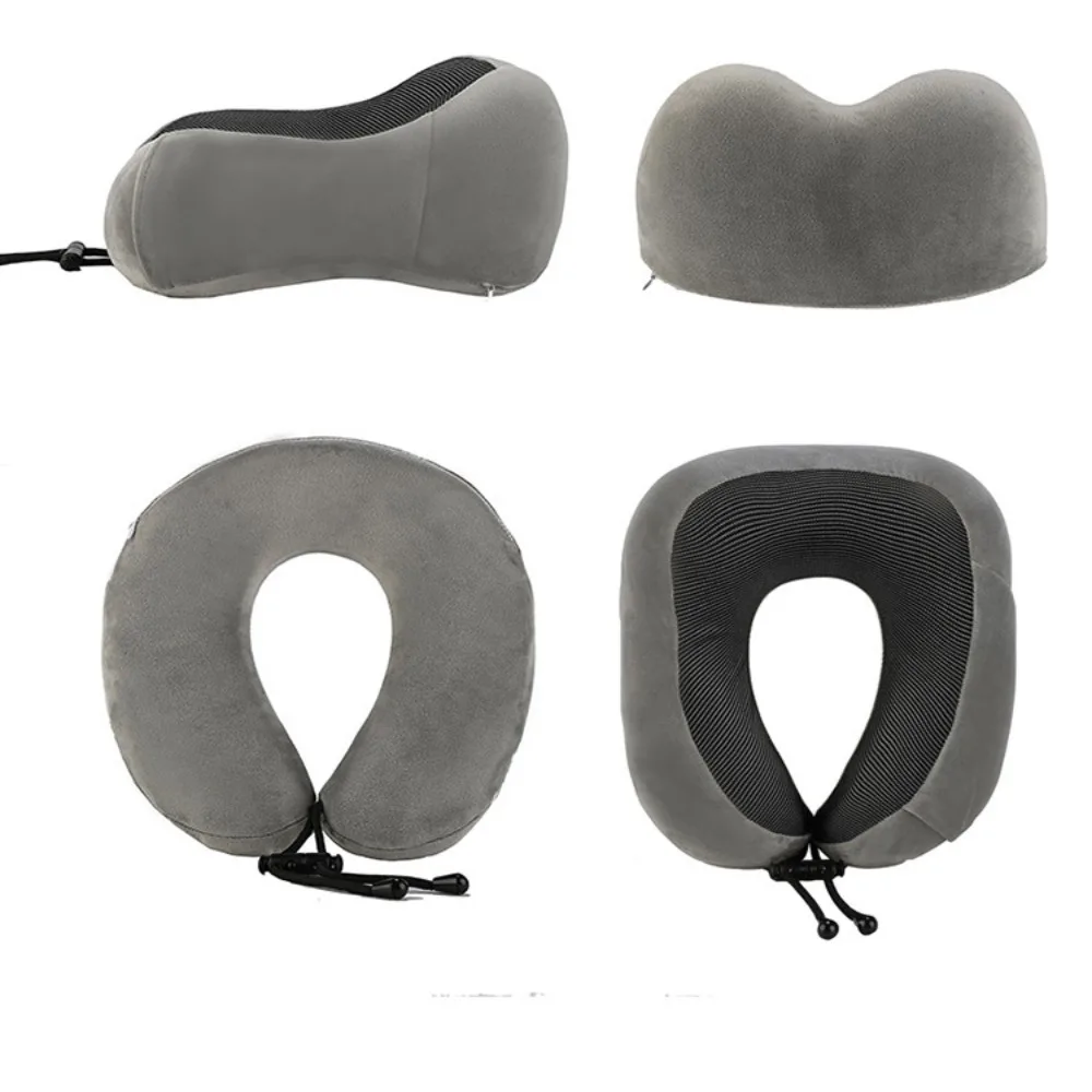30*25*15cm U Shaped Pillows Neck Protect Cushion Without Carry Bag Travel Pillow Travel Essentials Neck Support Nap Pillow