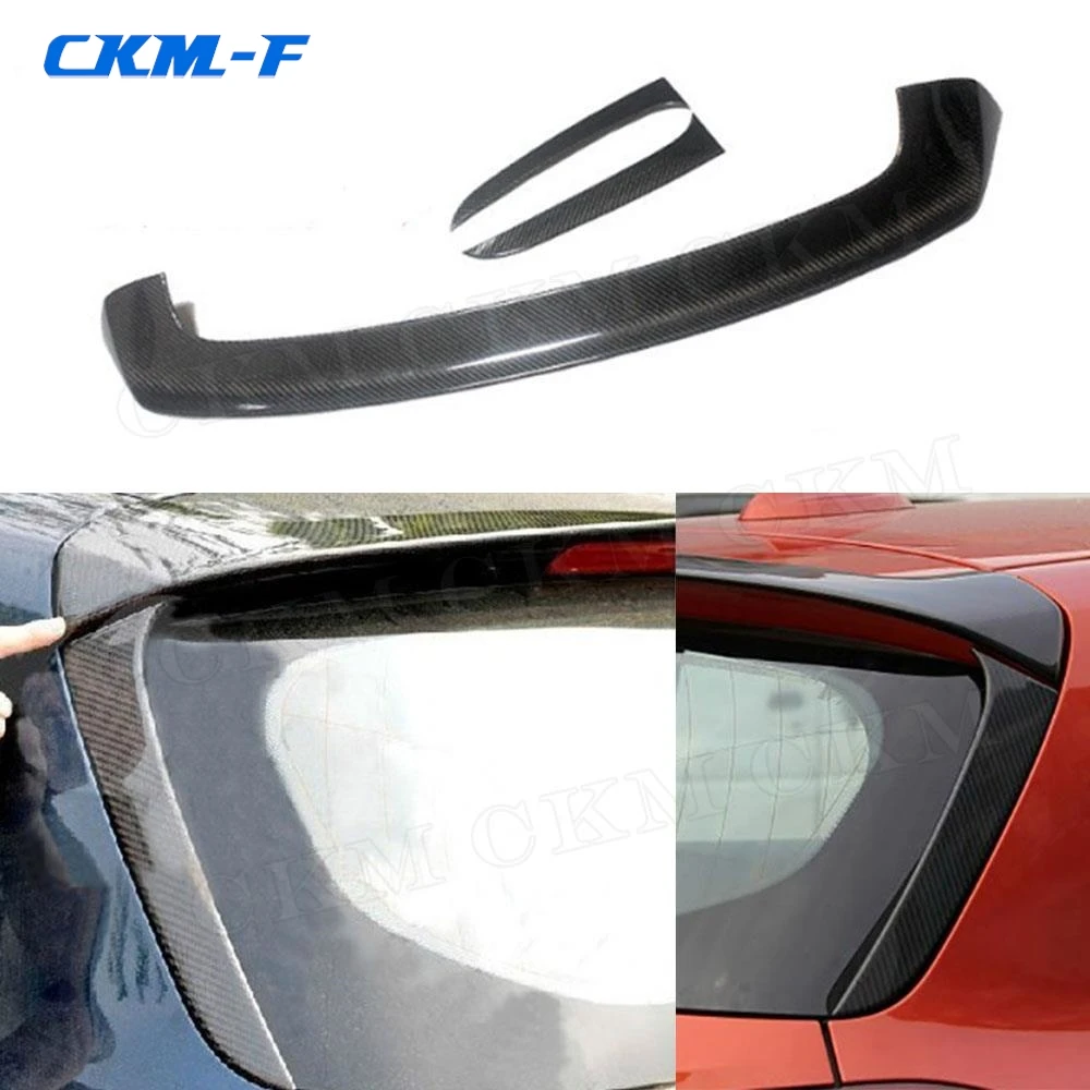 

Carbon Fiber Rear Roof Spoiler Window Lip Wings Splitters For BMW 1 Series F20 116i 118i 120i 125i 135i 2012-2018 P style