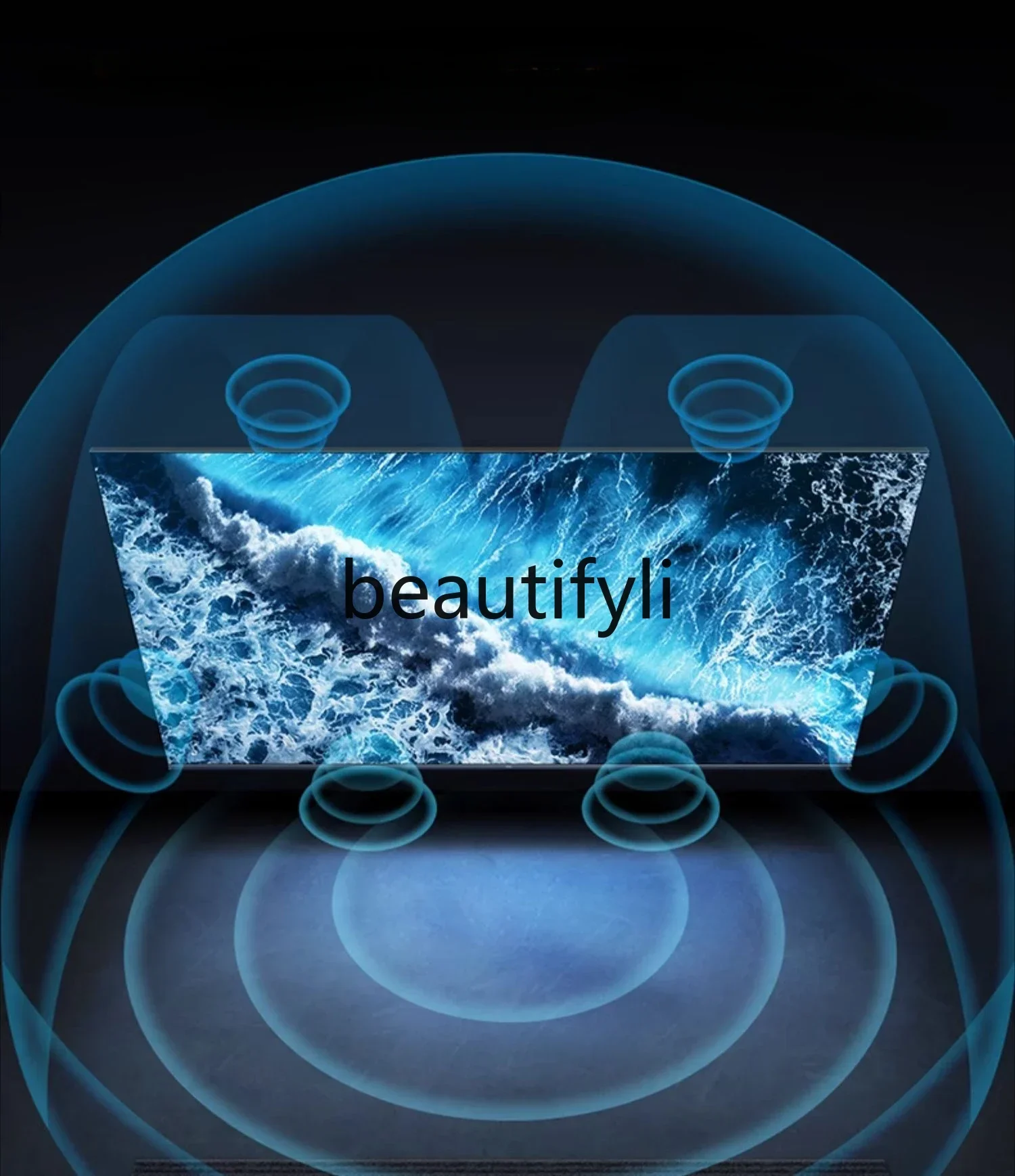 شاشة تلفاز LCD بشاشة مسطحة عالية الألوان ، 65 بوصة ، 1.3 هرتز ، 3 جيجابايت + 64 جيجابايت ذاكرة كبيرة