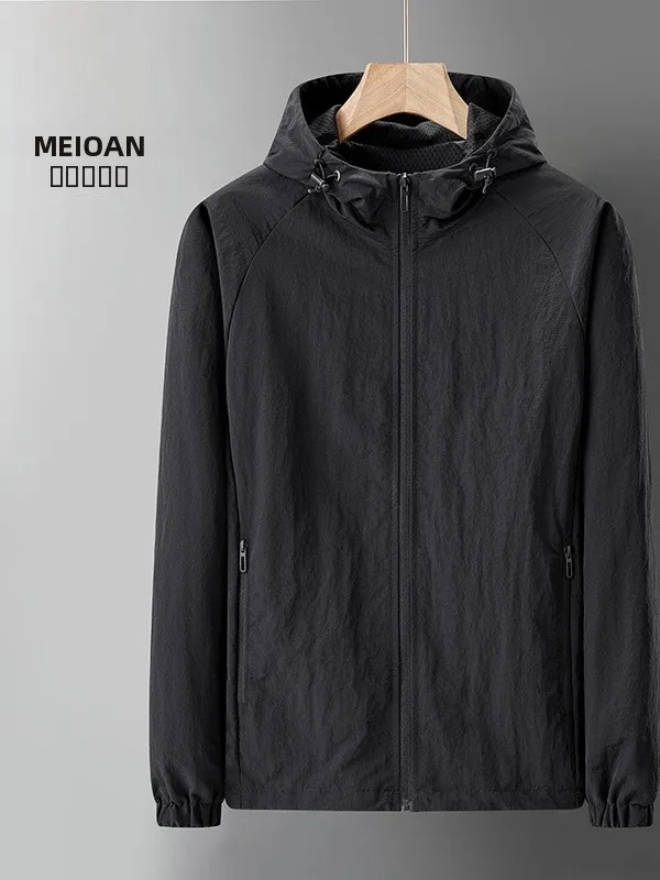 

Men's Casual Jaet Windproof Waterproof Wear-resistant Spring Autumn Middle-aged And ly Faionable Outerwear Top