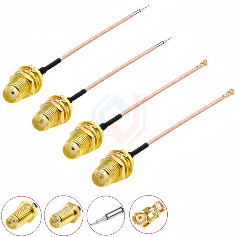 SMA to PX-1 Pigtail Jumper RP SMA Female to U.FL PX RG178 Cable Sockets Jack Connectors Adapter for Wifi Router GPS AP