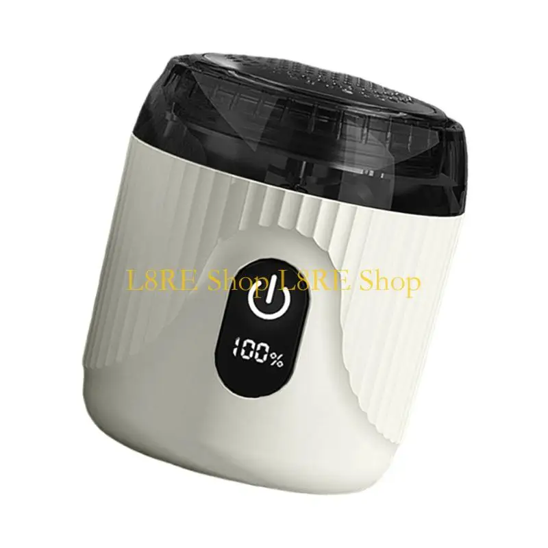 L8RE Wireless Clothing Shaver LCD Battery Monitor Spill Proof Lint Ergonomic Grip Design Suitable For Cotton Silk Polyester