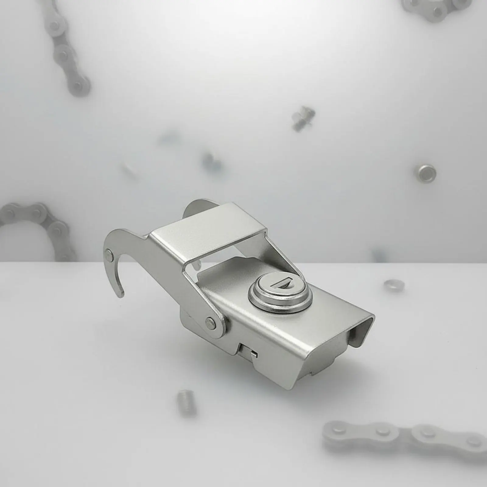 Tail Box Lock Automatic Locking Motorcycle Box Lock Vehicle Accessory Anti-Theft Corrosion-Resistant for Motorcyclists