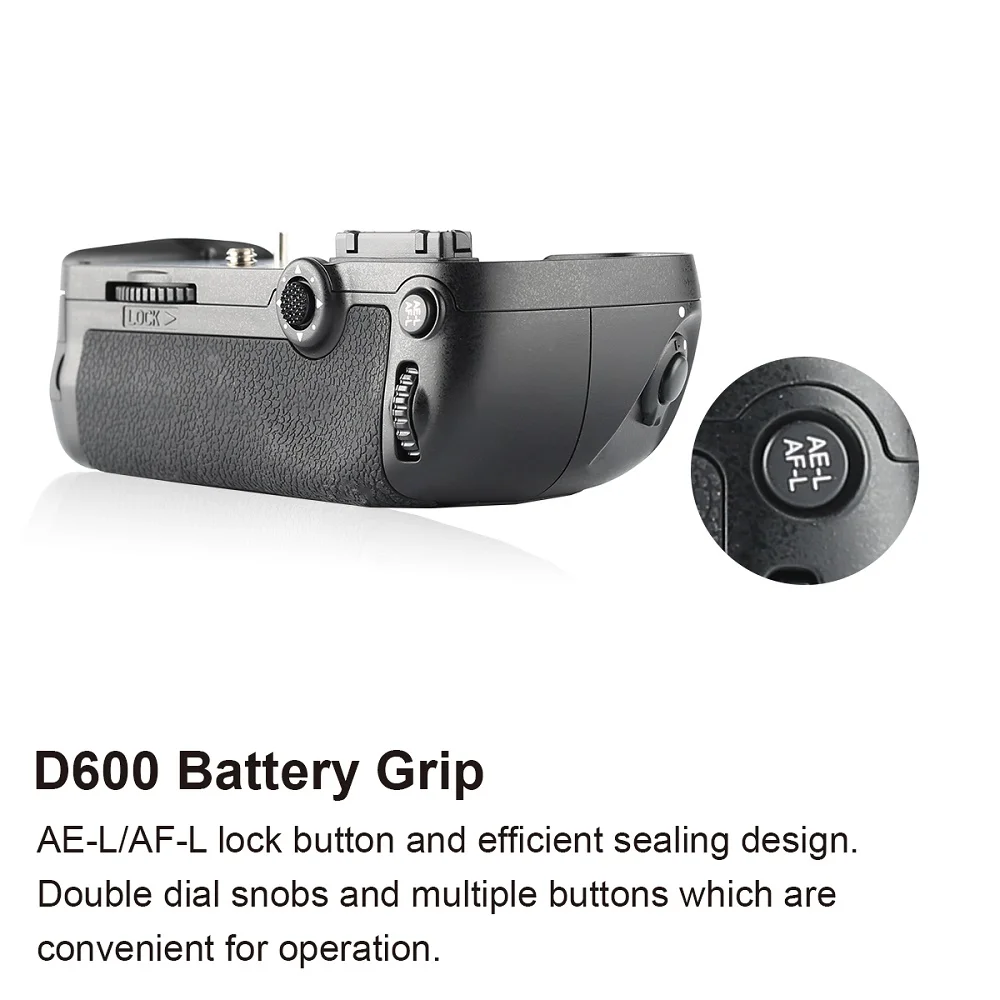 Meike MK-D600 垂直バッテリーグリップ Nikon D600 D610 デジタル一眼レフカメラ用 MB-D14 として