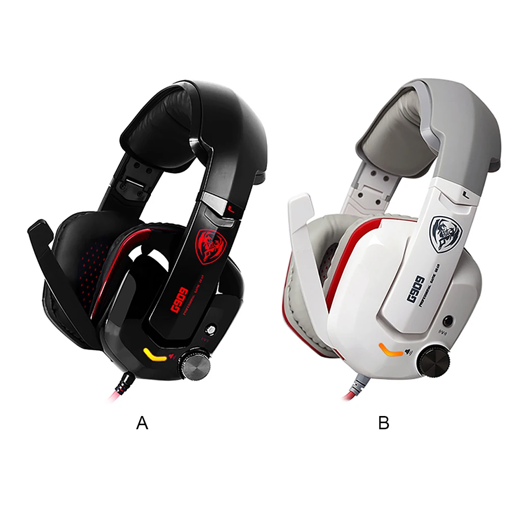

Somic Wired Headset USB Interface Folding Microphone Gaming Headphone White