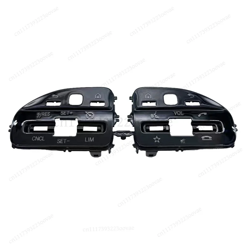 L-Car Multi-Function Steering Wheel Button Cover Fits A177 B247 C205 E213 Replacement Spare Parts