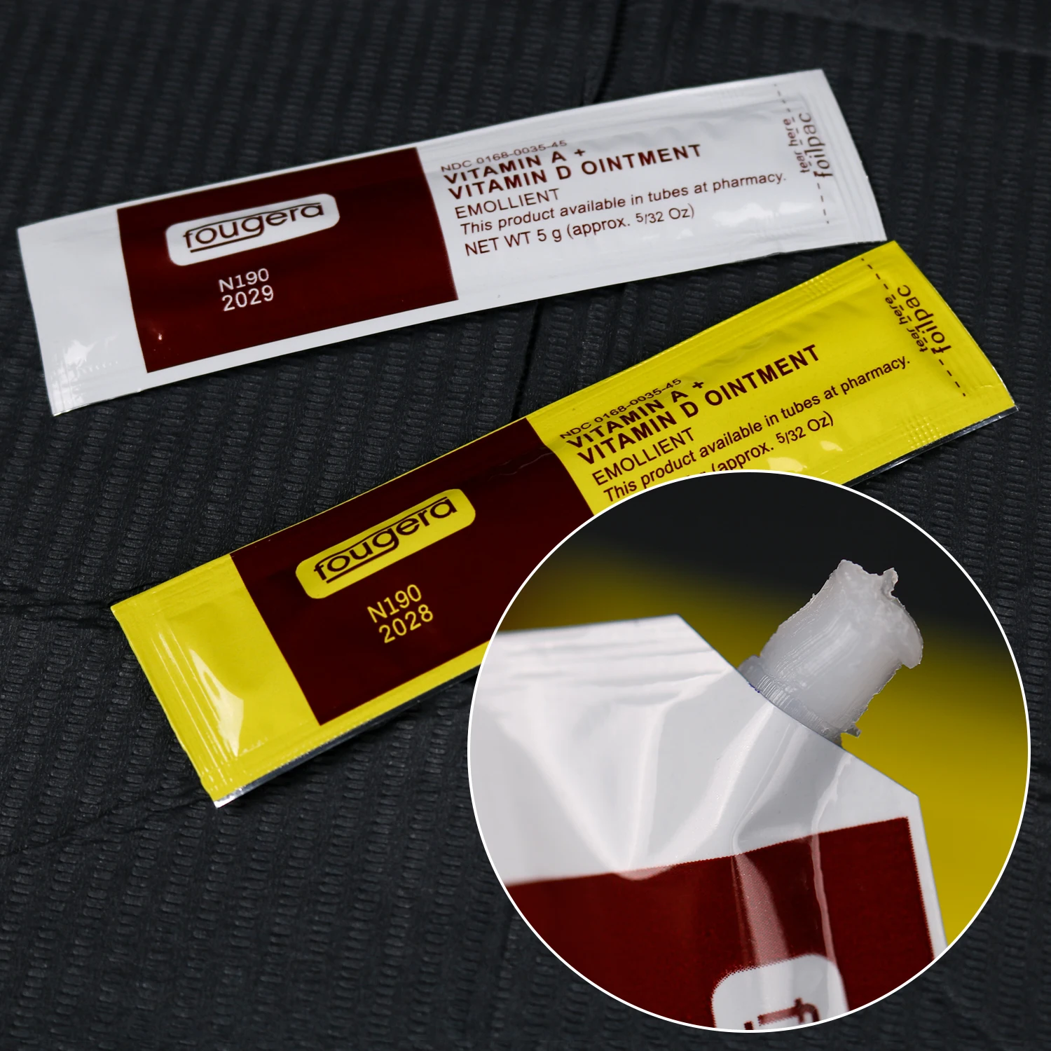 1/10/20/30/40/50/100 قطعة كريم الرعاية اللاحقة للوشم A & D Fougera فيتامين مرهم مضاد للندبات تجميل دائم إصلاح هلام الوشم المورد #2