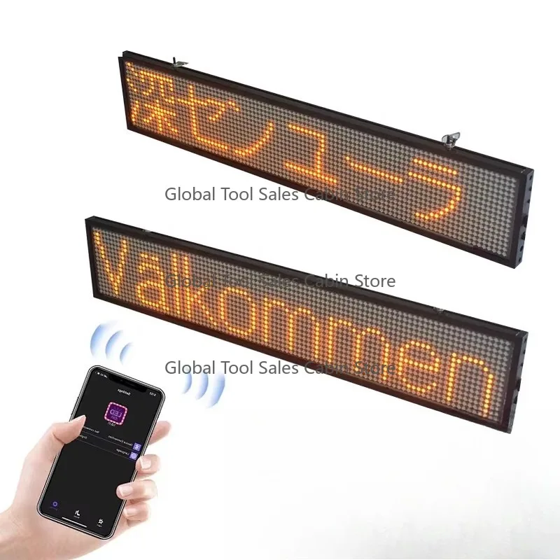 Programmable Scrolling LED Display Sign with RS232 RS485 WIFI TCP/IP  port you can develop your own counting software