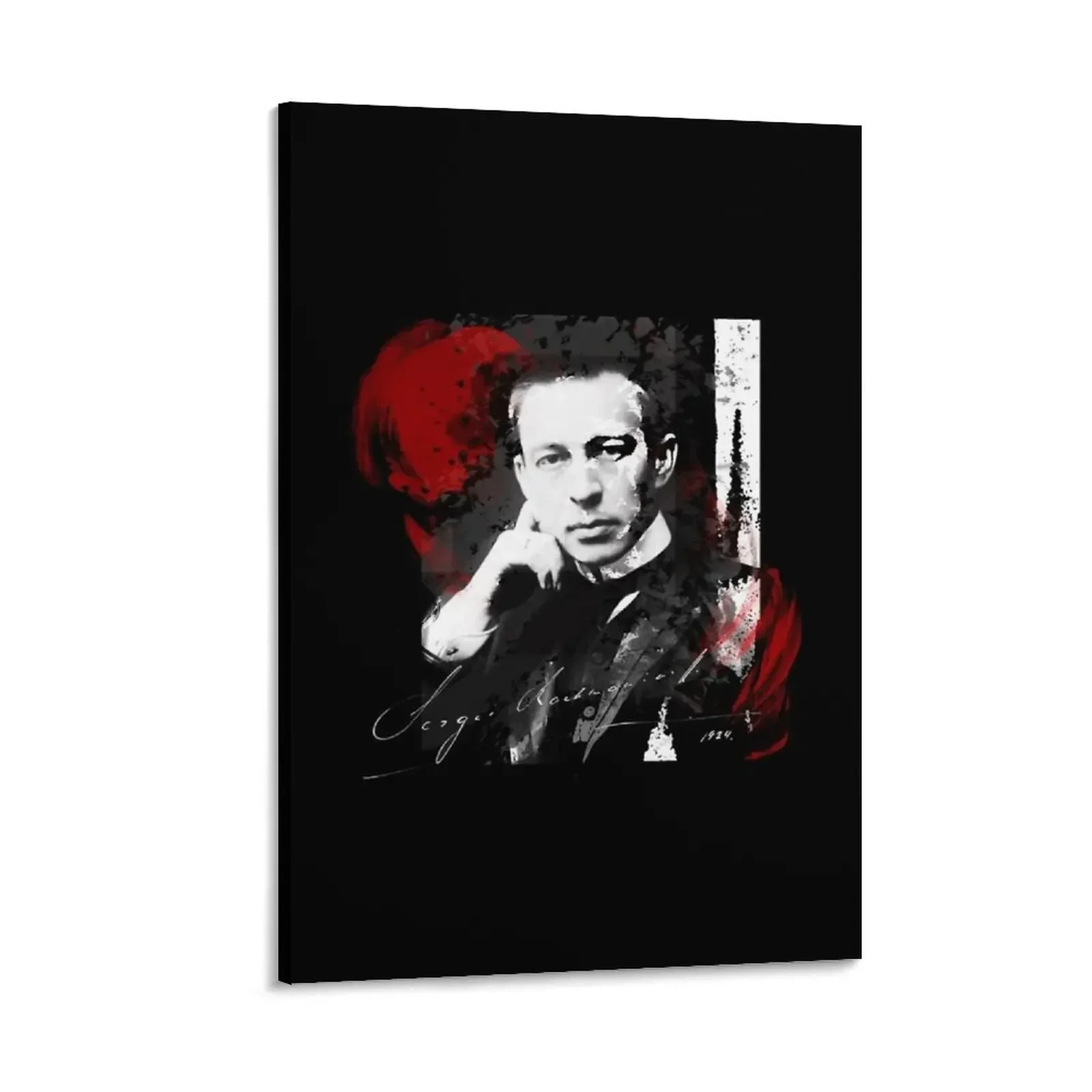 

Sergei Vasilievich Rachmaninoff Canvas Painting accessories for home decor aesthetic room decoration ornaments for home