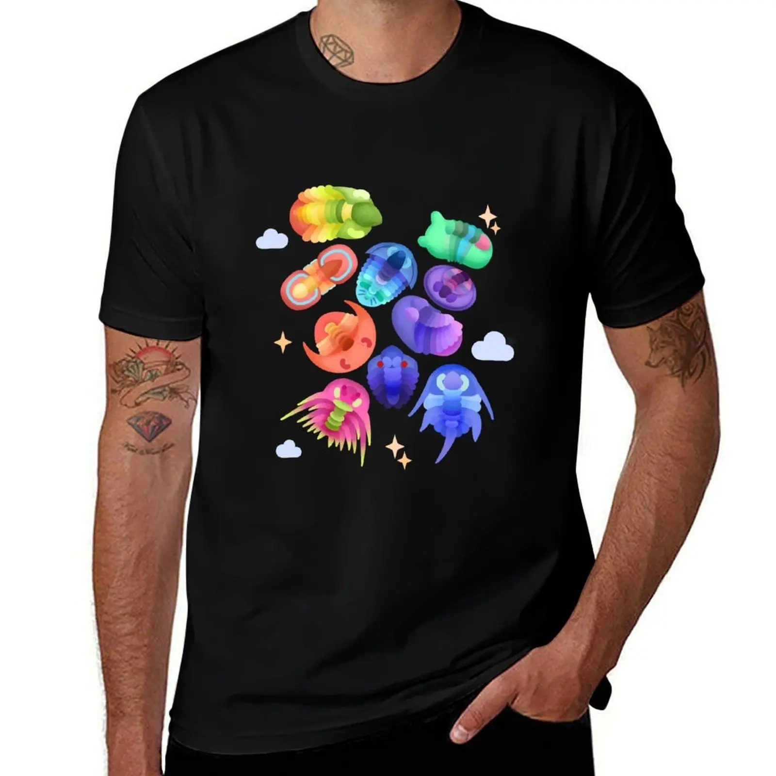 

Cute Colorful Trilobites T-Shirt aesthetic clothes luxury t-shirt funny gifts Short sleeve tee fruit of the loom mens t shirts
