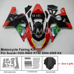 Conjunto de carenado para motocicleta SUZUKI GSXR 600 750 04-05 K4 K5 R/Z S4GA39, Kit de decoración de carrocería, placa protectora de plástico, accesorios de carcasa