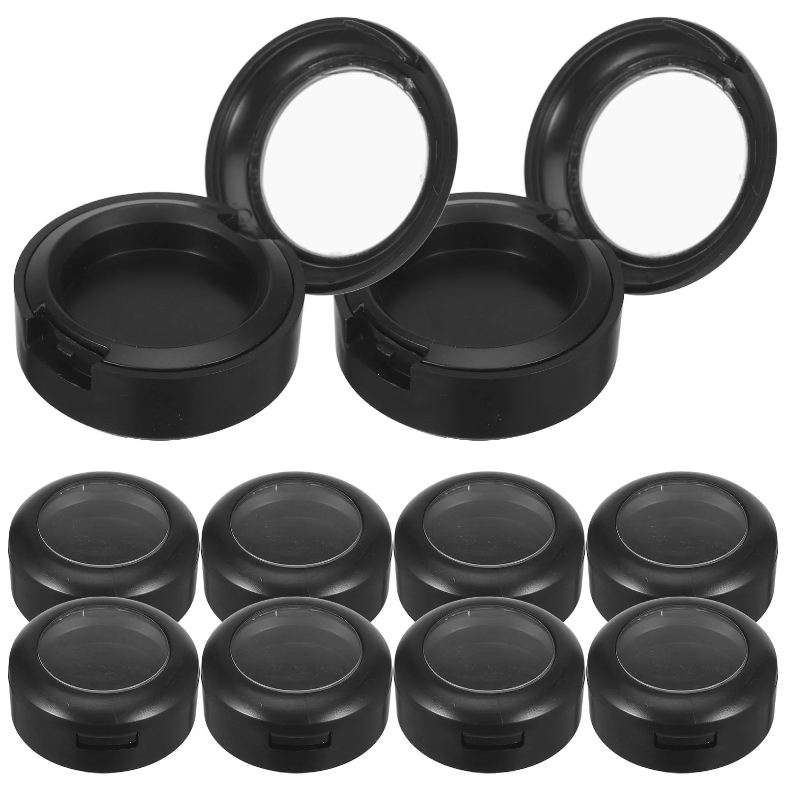 

10 Pcs Eye Shadow Nose Box Eyeshadow Compact Case DIY Makeup Container Magnetic Plastic Pan Accessories