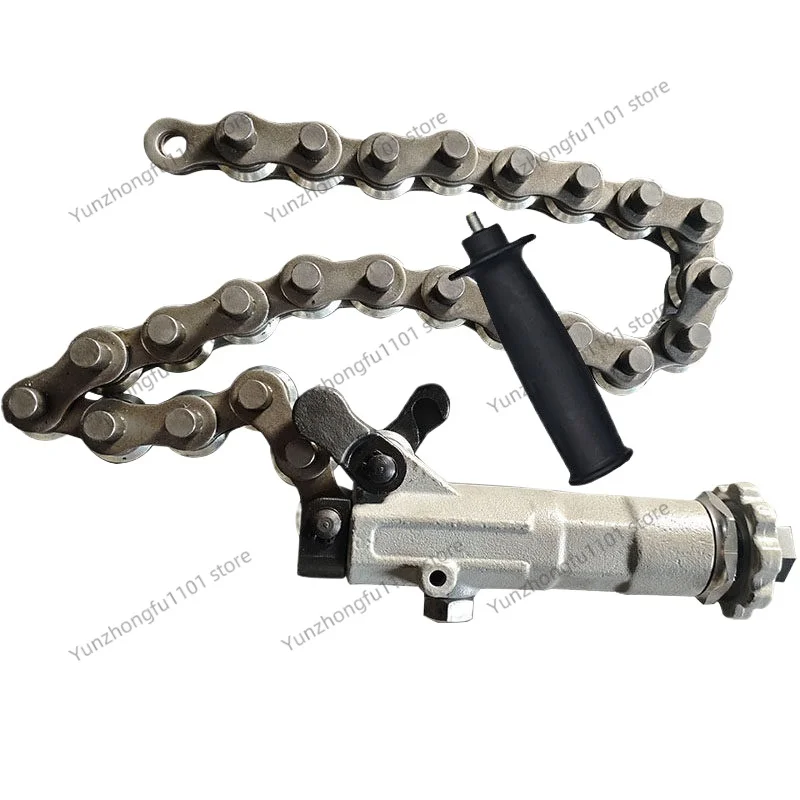 Chain Type Cast Iron Pipe Cutter for Small Space Pig Iron Pipe Transformation Cutting Tool Stone Cutter