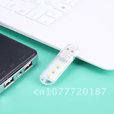 

Mini Portable LED Light USB Bright Reading Book U Disk Lamp for PC Laptop USB Mini Portable LED Light