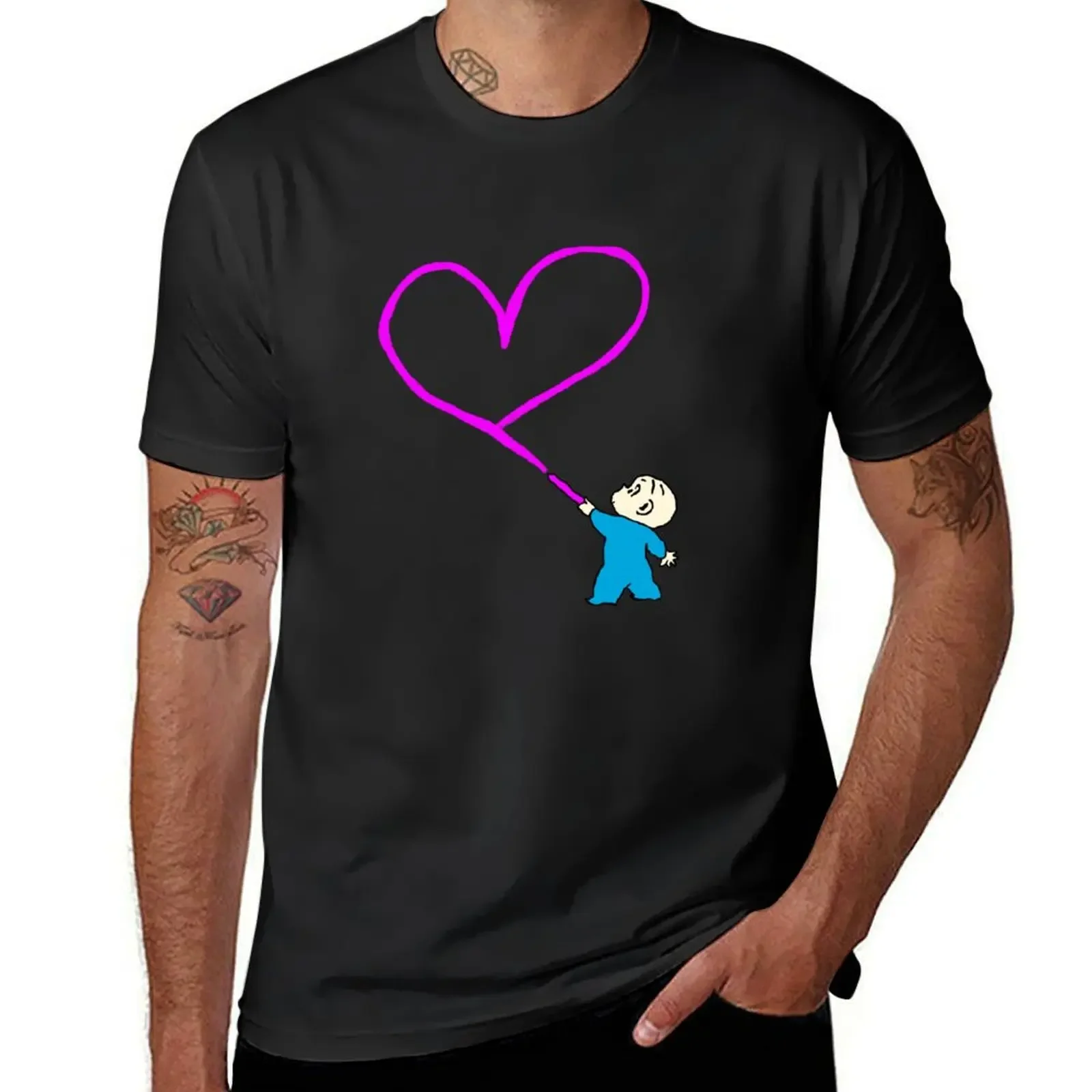 Harold and the Purple Heart T-Shirt sweat blue archive blacks tshirts for men