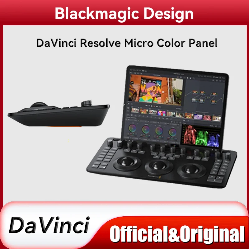 New Blackmagic Design DaVinci Resolve Micro Color Panel for Photography Studio