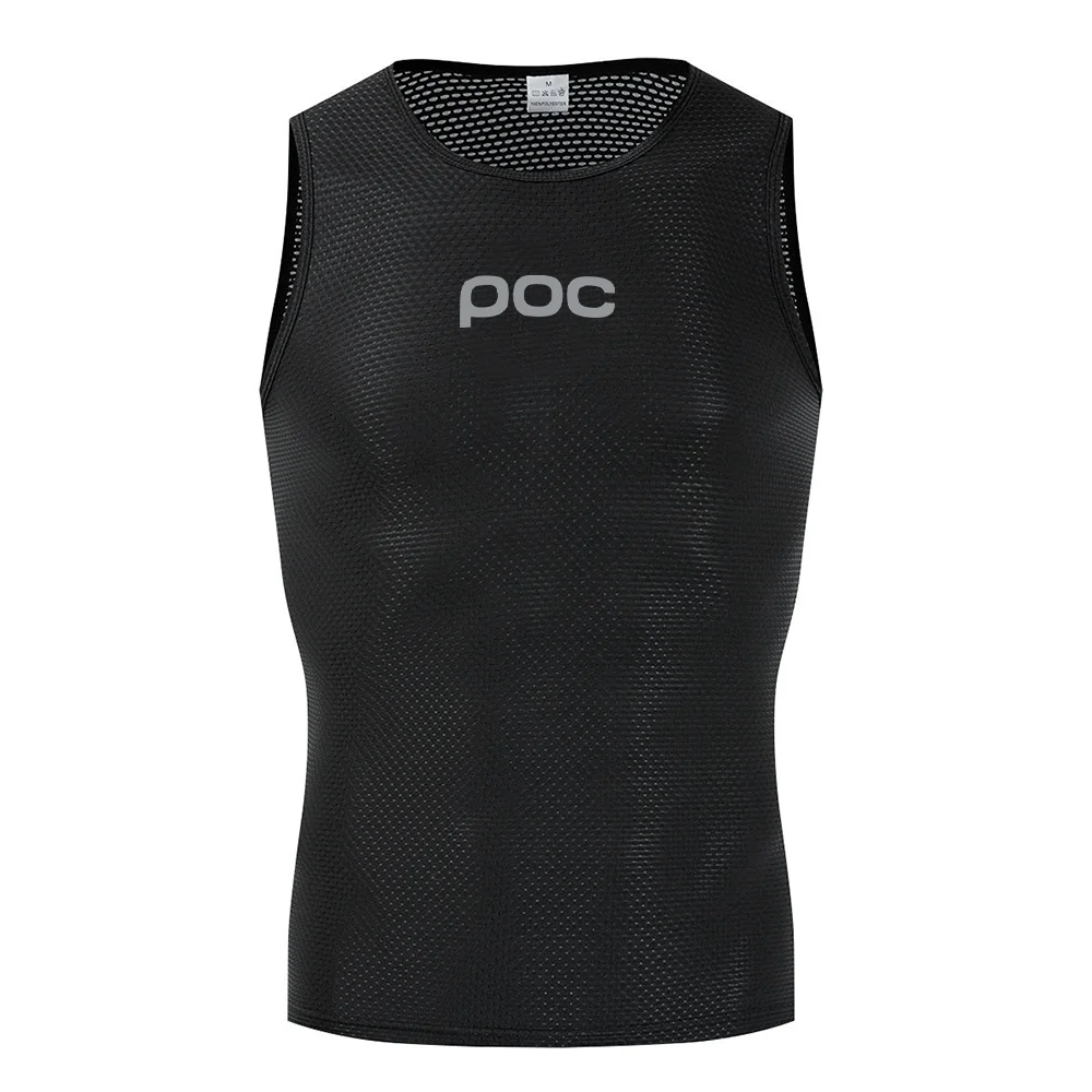 POC ärmellose reflektierende Fahrradweste Sommer Radtrikot Mountainbike Rennrad Weste Mesh Radfahren Basisschicht Radtrikot – Detail 3