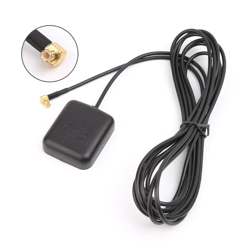 Car GPS Antenna Receiver With 3.5mm MCX Right Angle Connector Navigator Aerial 3