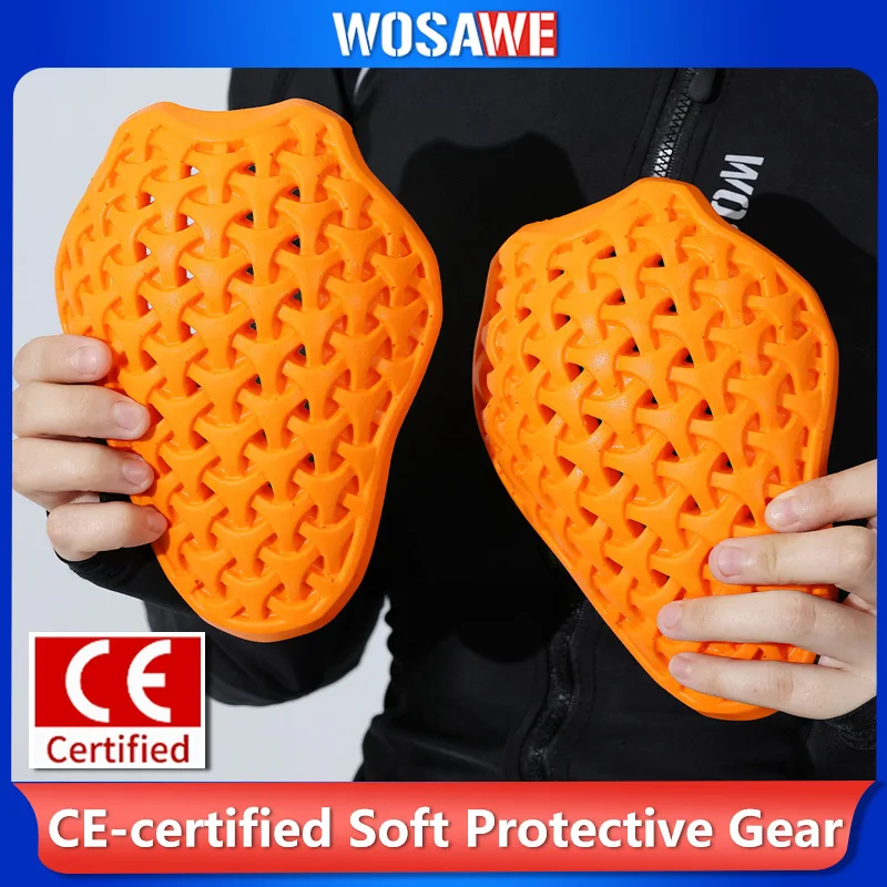 

WOSAWE CE сертифицированная мото мотоциклетная куртка на спине, локоть, колено, плечо, грудь, бедро, вставка, снаряжение, броня, защита для мотокросса