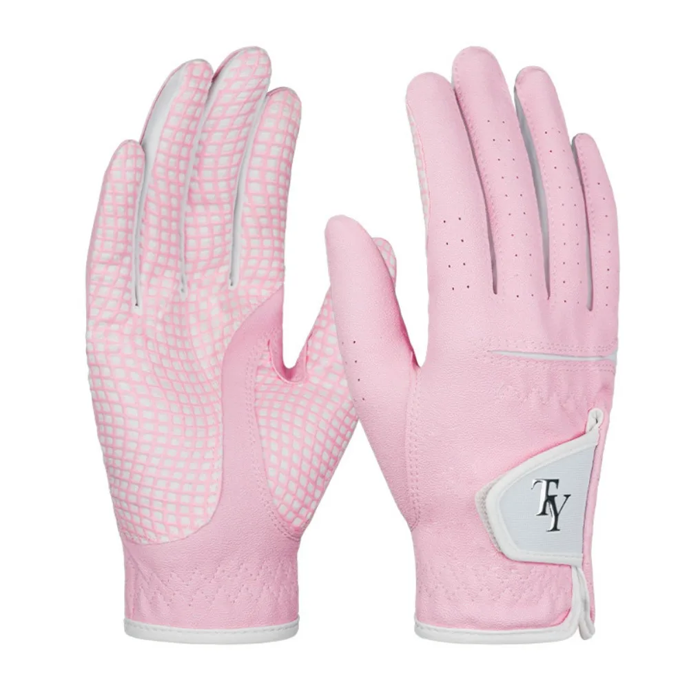 

Comfort Women's Golf Gloves Anti-slip Wear-resistant Full Finger Sports Gloves Left and Right Hands Breathable Golf Wear Gloves