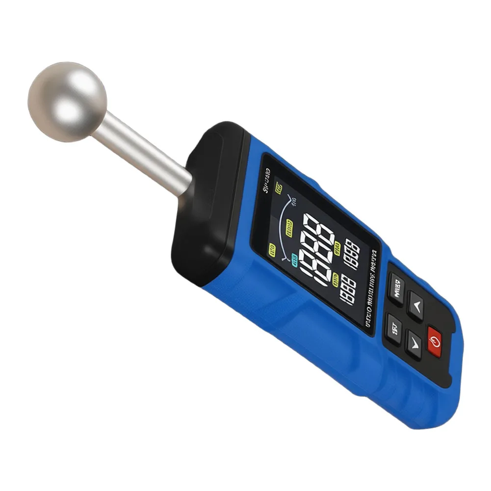 Precision Moisture Meter for Construction and DIY Use on Wood Drywall and Building Materials with Compact Portable Design