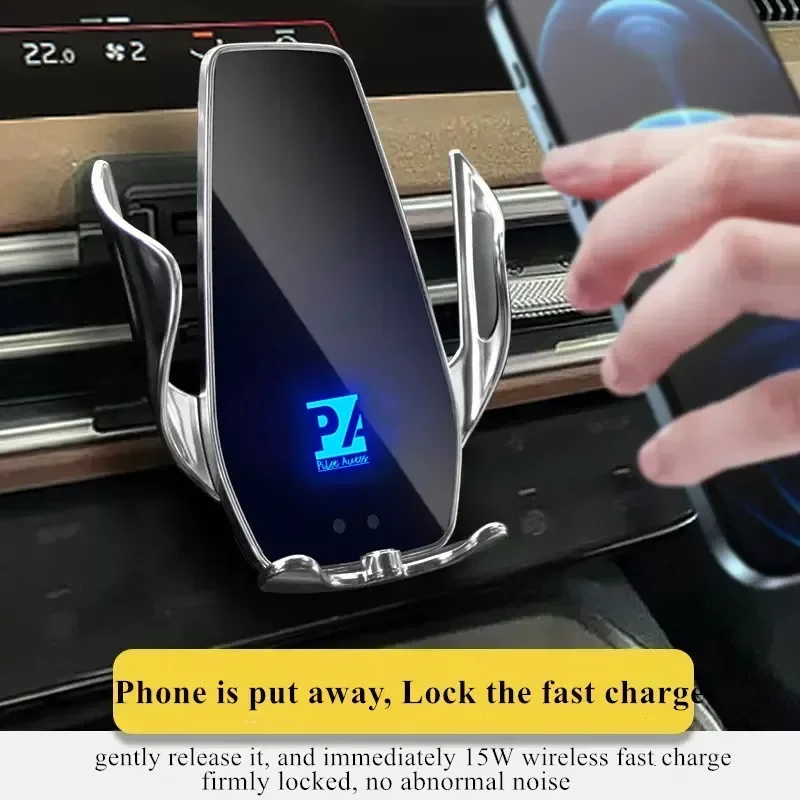 2021 For KIA Sportage-R ACE Mobile Phone Holder Wireless Charger Car Mount Navigation Bracket GPS Support 360