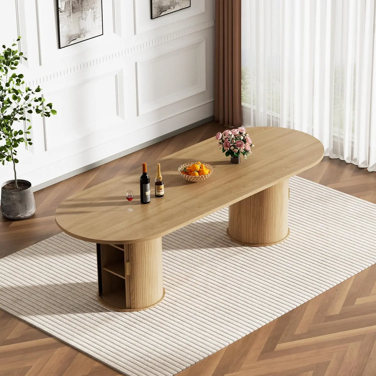 Extendable 8-Seat Dining Set 3