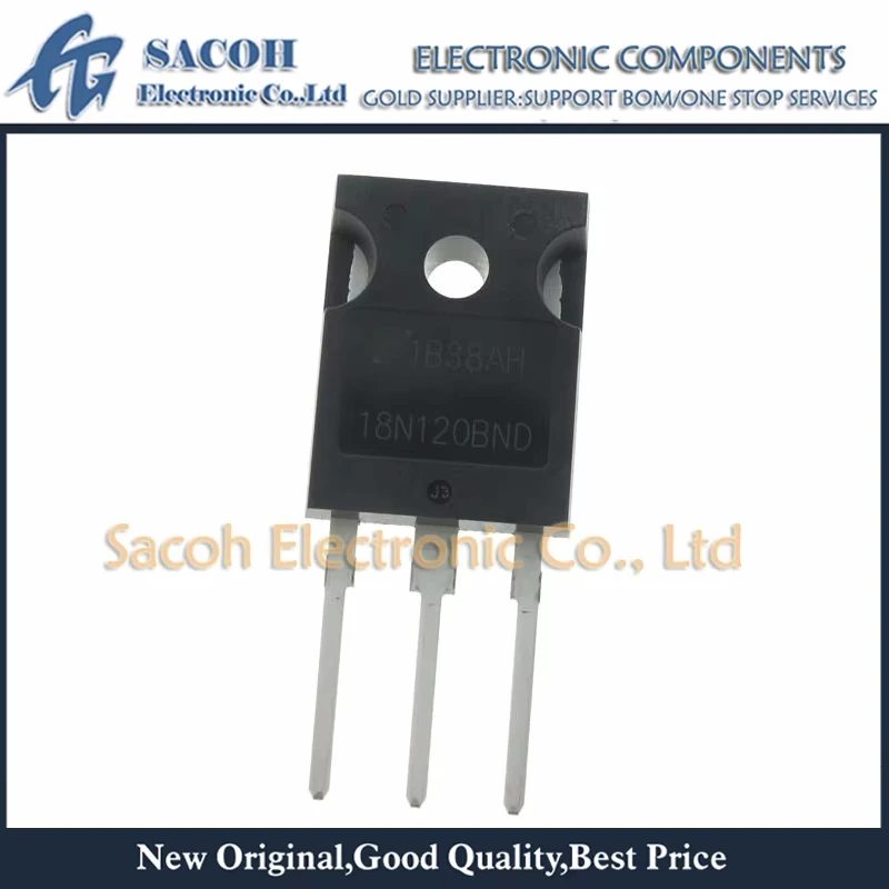 

New Original 10Pcs/Lot HGTG18N120BND 18N120BND TO-247 54A 1200V IGBT Transistor In Stock