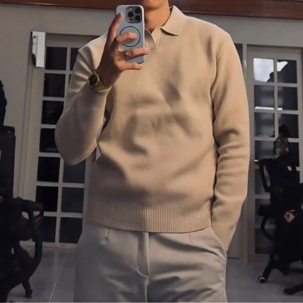 

Men's Loose Fit Metal Button Cardigan Sweater Knitted Outerwear Autumn Winter Faion Retro Sle Versatile Color Coat