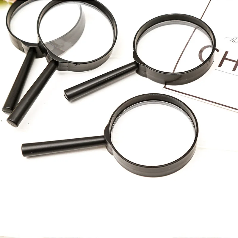 1pc Mini Pocket Magnifying Glass Hand Held 60mm 3X Magnifier Magnifying Loupe Reading Glass Lens For Reading Books Newspaper