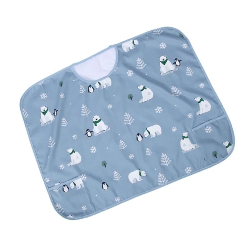 بطانية تغذية الأطفال القطنية J15U مع غطاء رضاعة ناعم للخصوصية بنمط كرتوني #4