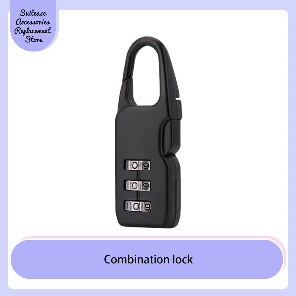 Luggage accessories, combination lock padlock Luggage zipper lock Small mini lock Luggage lock delicate and beautiful protection