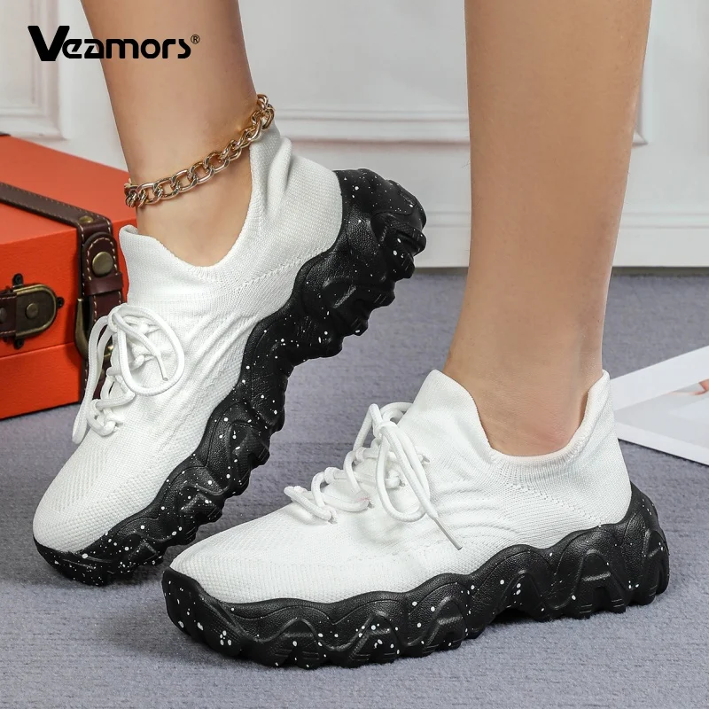 

Breathable Knitted Sneakers Men's Comfortable Slip-on Daily Walking Shoes Women Light Casual Sports Shoes for Jogging Traveling
