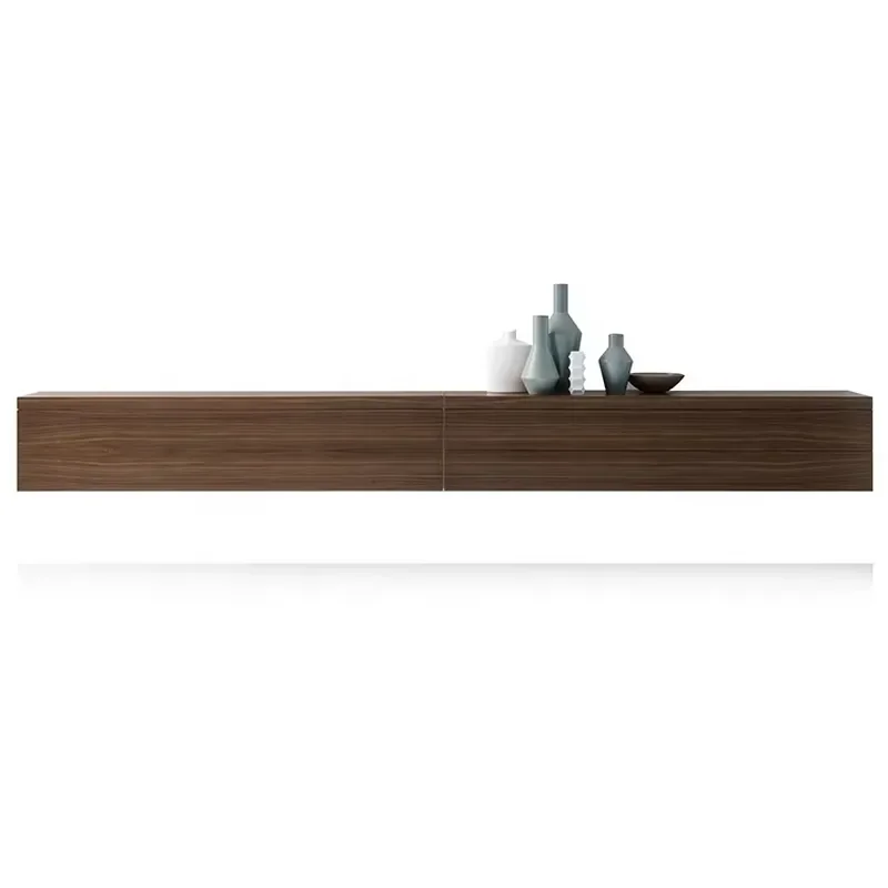 for  2021 New Wooden Side Cabinet with Drawer and Drop Door